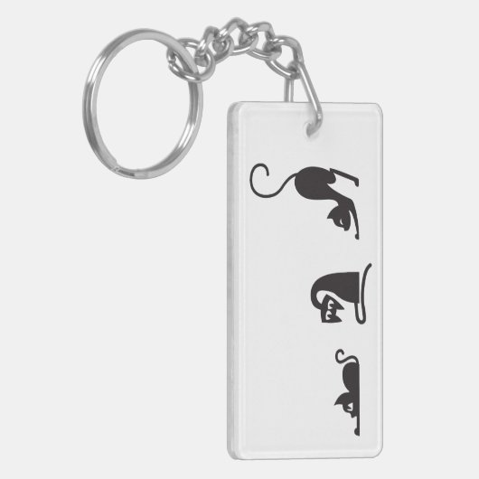 3 cats schlüsselanhänger (Vorderseite links)