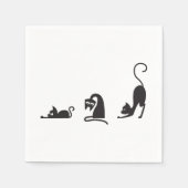 3 cats serviette (Vorderseite)