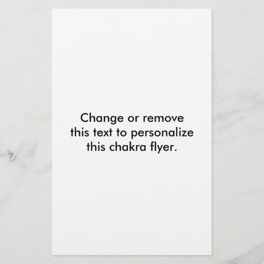 3. Chakra - Flyer (Hinten)