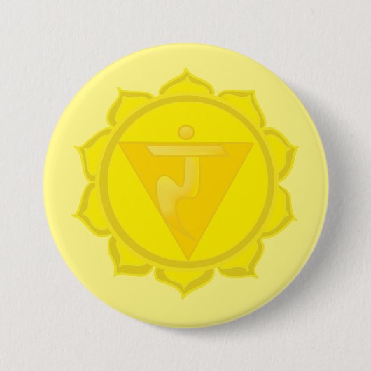 3. Chakra Manipura Abzeichen Button (Vorderseite)