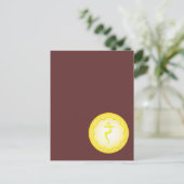 3. Chakra - Manipura Postkarte (Stehend Vorderseite)