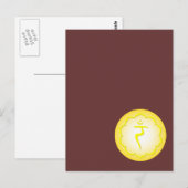 3. Chakra - Manipura Postkarte (Vorne/Hinten)