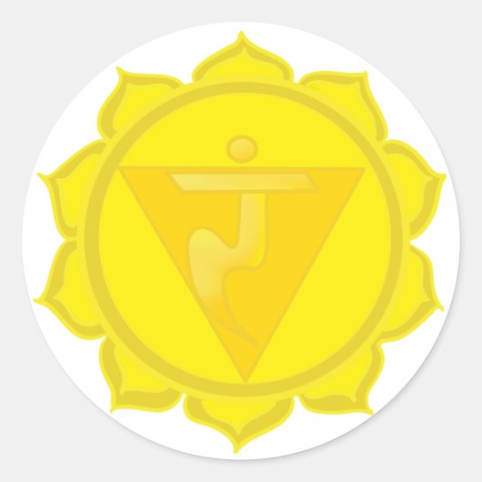 3. Chakra-Sticker Runder Aufkleber (Vorderseite)