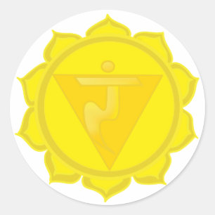 3. Chakra-Sticker Runder Aufkleber