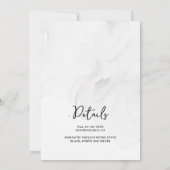 3 Chic Black Bridesmaid Dresses Watercolor Request (Rückseite)