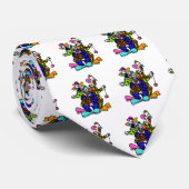 3 Clowns Krawatte (Gerollt)