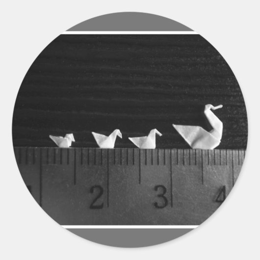 3 cm Familienschwimmbad Runder Aufkleber (Vorderseite)