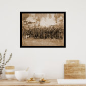 3. Connecticut Infanterie im Camp Douglass 1861 Poster (Küche)