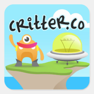 3" Critter.Co Aufkleber (Blatt von 6)