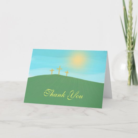 3 Crossfarben, Dankeskarte (Vorderseite)