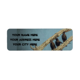 3 Crows Rücksendeadressen-Aufkleber