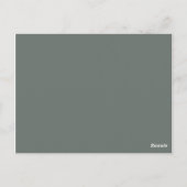 3 Cup Cake Pick Soft Blue Islamic Ramadan Bluish m Postkarte (Rückseite)