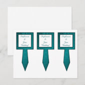 3 Cup Cake Picks Arabian Aquamarin Postkarte (Vorne/Hinten)
