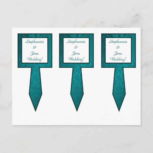 3 Cup Cake Picks Arabian Aquamarin Postkarte (Vorderseite)
