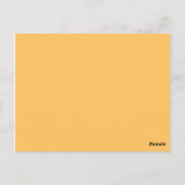 3 Cup Cake Picks Assorted Seashells Orange Postkarte (Rückseite)