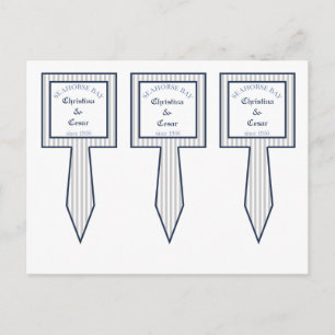 3 Cup Cake Picks Blaues Seepferd Streifen Strand O Postkarte