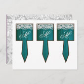 3 Cup Cake Picks Distrisated Aquamarine Holzspitze Postkarte (Vorne/Hinten)