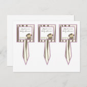 3 Cup Cake Picks Festival del film Locarno Einladungspostkarte (Vorne/Hinten)