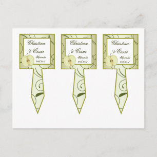 3 Cup Cake Picks Grüne Apfel Wirbel Obst Postkarte