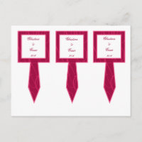 3 Cup Cake Picks Himbeere Rosa Schleifen/Wirbel Ro