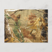 3 Cup Cake Picks Jäger Camoflouge Camouflage Orang Postkarte (Rückseite)