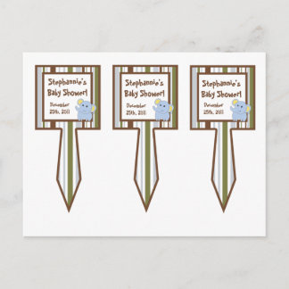 3 Cup Cake Picks Jungle Play Einladungspostkarte