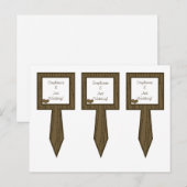 3 Cup Cake Picks Love Birds Postkarte (Vorne/Hinten)