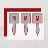 3 Cup Cake Picks Moderne Grau Damasle Spitzenprint Postkarte (Vorne/Hinten)