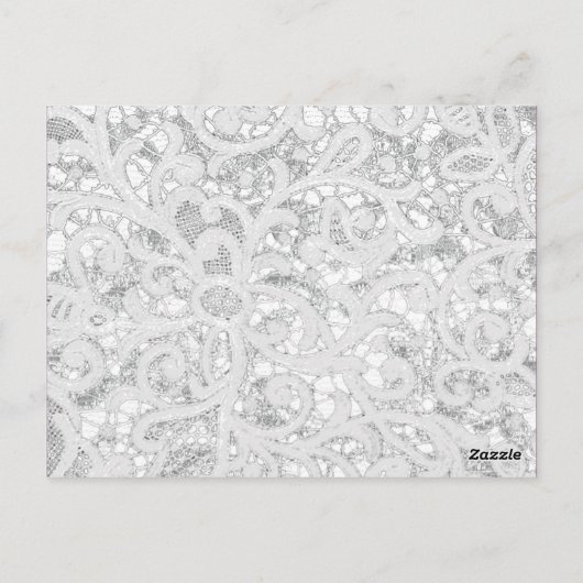 3 Cup Cake Picks Pferdeschuhe auf Burlap Lace Coun Postkarte (Rückseite)