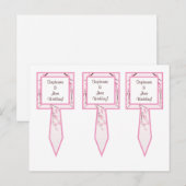 3 Cup Cake Picks Pink Cherry Blossom Postkarte (Vorne/Hinten)