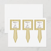 3 Cup Cake Picks Sandstrand Postkarte (Vorne/Hinten)