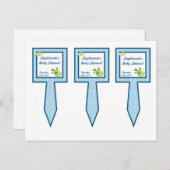 3 Cup Cake Picks Turtle Reef Meeresschildkröte Einladungspostkarte (Vorne/Hinten)