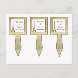 3 Cup Cake Picks Vintag Paris Postkarte