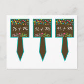 3 Cup Cake Picks Whimsical Liebe Lovers Bikes Bike Postkarte (Vorderseite)