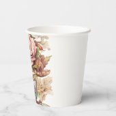 3 Cups Blume Pappbecher (Rückseite)