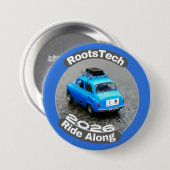3" Custom Button for RootsTech 2026 Ride Along  (Vorne & Hinten)