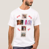 3 Custom Phots Christmas Cross Matching T-Shirt (Vorderseite)