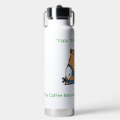3. Cute Coffee Lover Bottle Trinkflasche (Vorderseite)