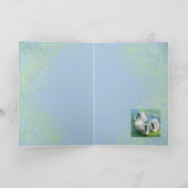 3 Cygnets in den Algen Karte (Innenseite)