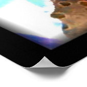 3-D Abstrakt Lilie Poster (Ecke)
