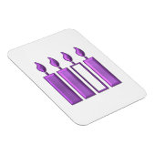 "3-D" Adventskranzen Magnet (Rechte Seite)