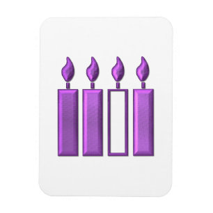 "3-D" Adventskranzen Magnet