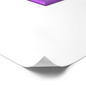 "3-D" Adventskranzen Poster (Ecke)