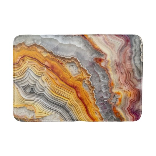 3 D Agate Bath Mat Badematte (Vorderseite)