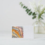 3 D Agate Business Cards Visitenkarte (Stehend Vorderseite)