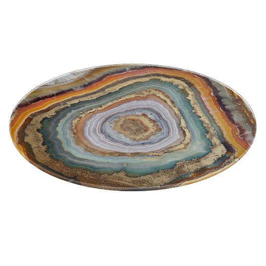 3 D Agate Cutting Board Schneidebrett (Ecke)
