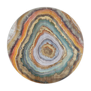 3 D Agate Cutting Board Schneidebrett
