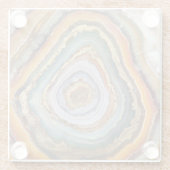 3 D Agate Glass Untersetzer (Rückseite)