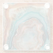 3 D Agate Glass Untersetzer (Rückseite)