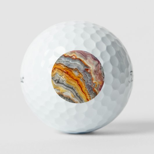 3 D Agate Golf Balls Golfball (Vorderseite)